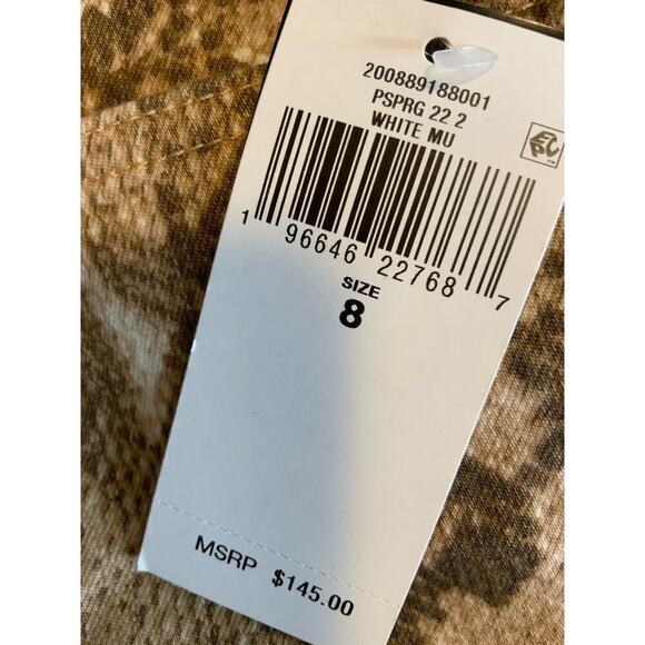 Lauren Ralph Lauren Jeans Women 8 High Rise Skinny Super Stretch Snake Print NWT - Picture 13 of 16